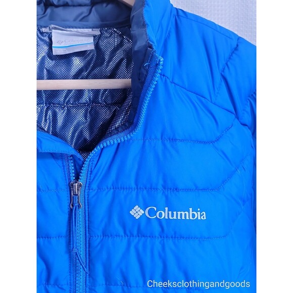 Columbia Omni-Heat Insulated Blue Jacket Mens size SMALL - Picture 2 of 7